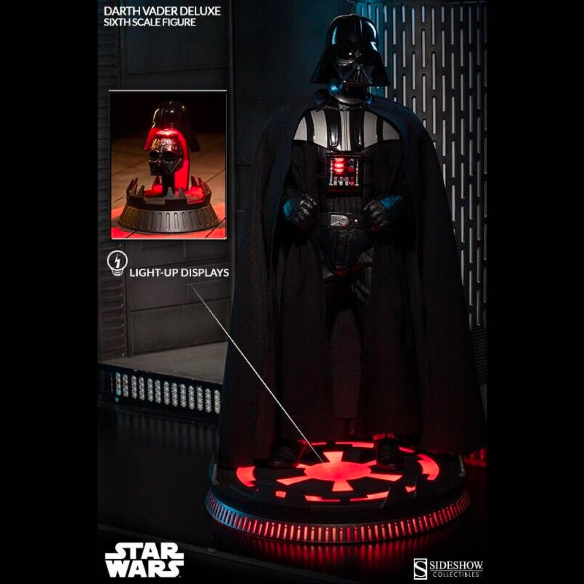 Sideshow Collectibles Star Wars Darth Vader Deluxe 1/6 Scale Action Figure