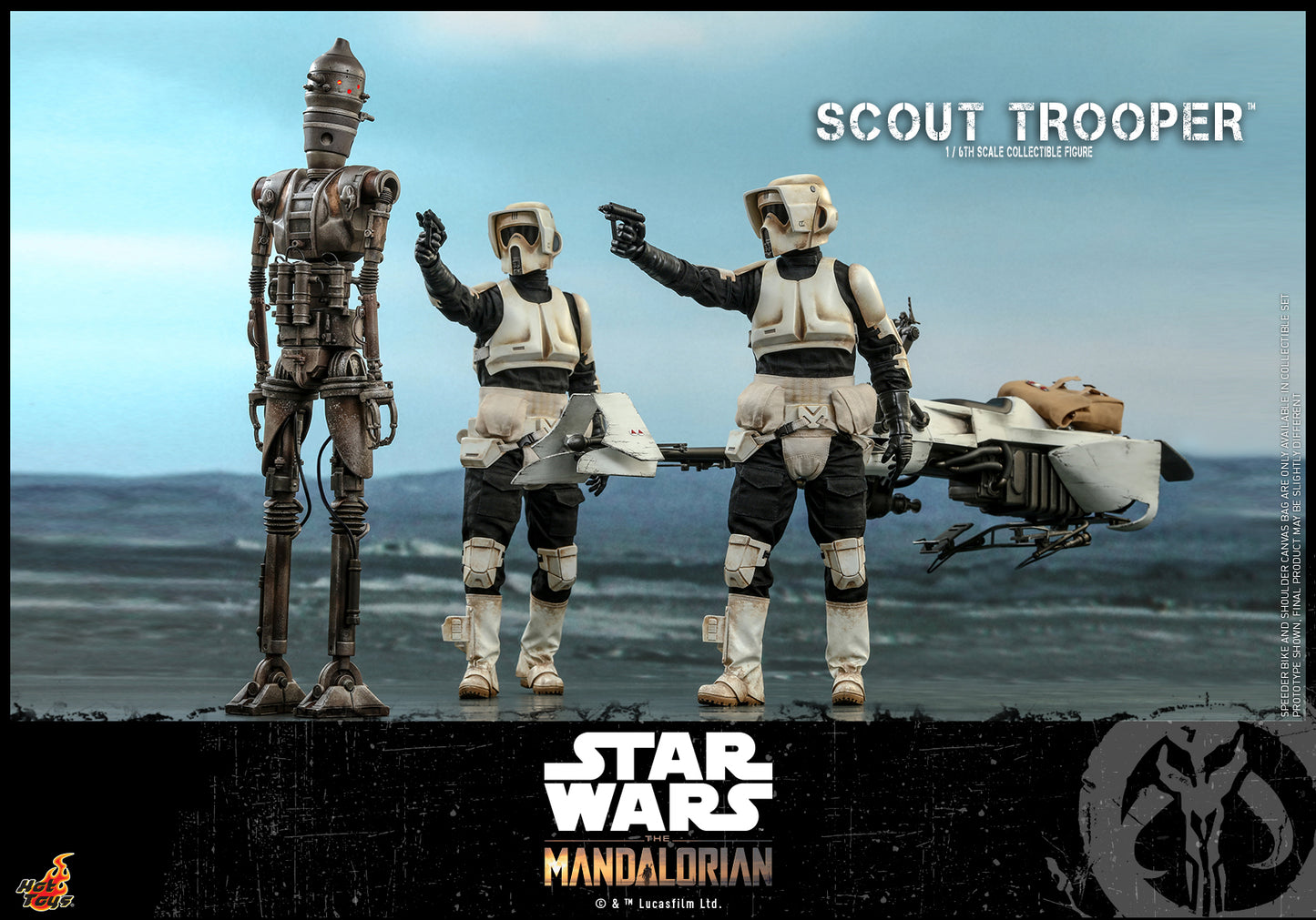 Hot Toys Star Wars The Mandalorian Scout Trooper 1/6 Action Figure TMS016