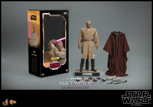 Hot Toys Star Wars Episode II Attack of the Clones Mace Windu MMS681 1/6 Action Figure