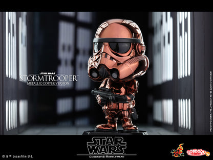 Hot Toys Cosbaby STAR WARS Stormtrooper ( Metalic Coppper Version) Bobble-Head