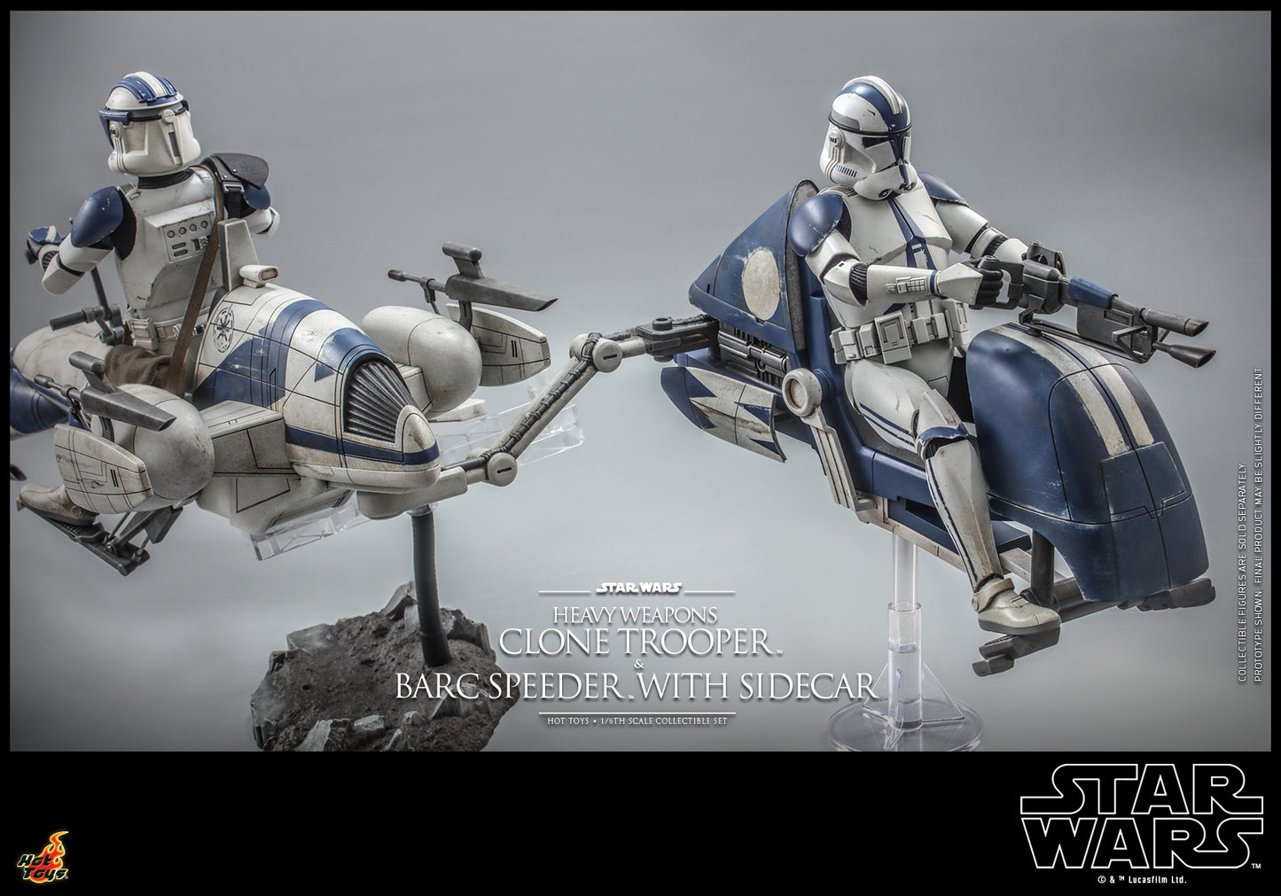 Hot Toys Star Wars 1/6r Barc Speeder with Sidecar TMS077 (Without Heavy Trooper)