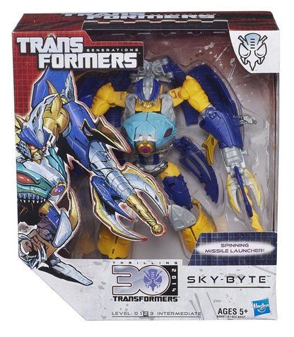 Hasbro Transformers Generations Voyager Class SKY-BYTE 30th Anniversary