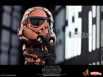 Hot Toys Cosbaby STAR WARS Stormtrooper ( Metalic Coppper Version) Bobble-Head