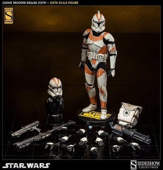 Sideshow Collectibles Star Wars 212th Attack Battalion Clone Trooper Deluxe 1/6