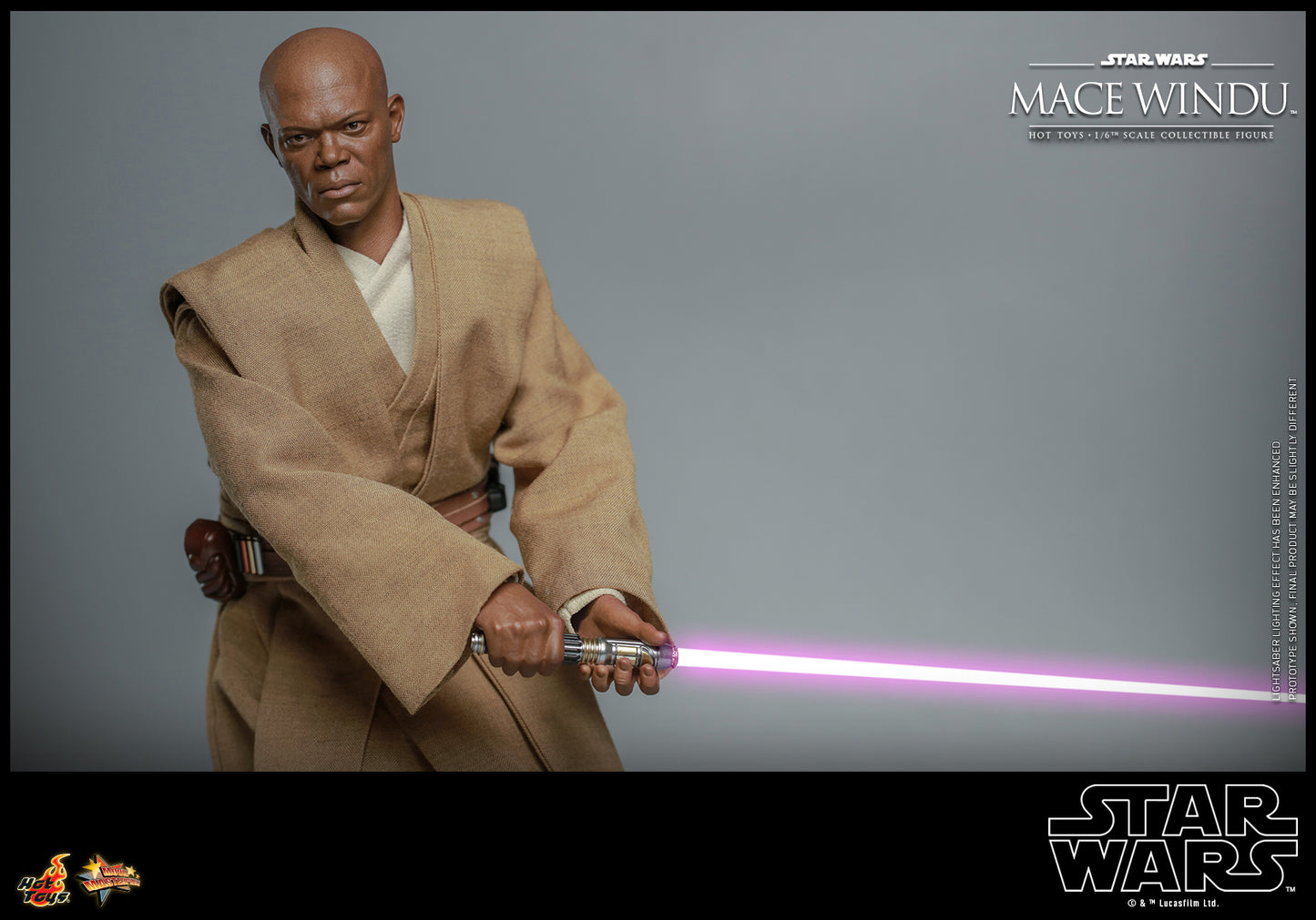 Hot Toys Star Wars Episode II Attack of the Clones Mace Windu MMS681 1/6 Action Figure