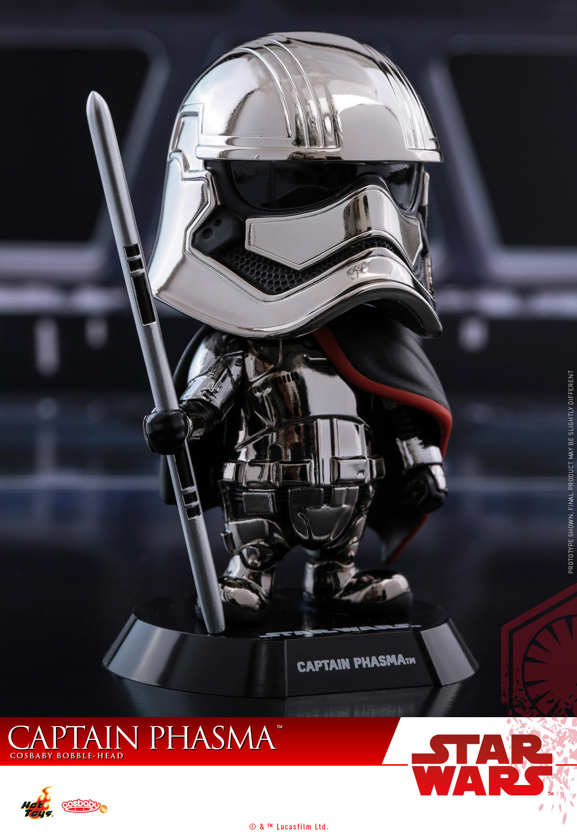 Hot toys Cosbaby STAR WARS Captain Phasma Praetorian Gurad Executioner Trooper