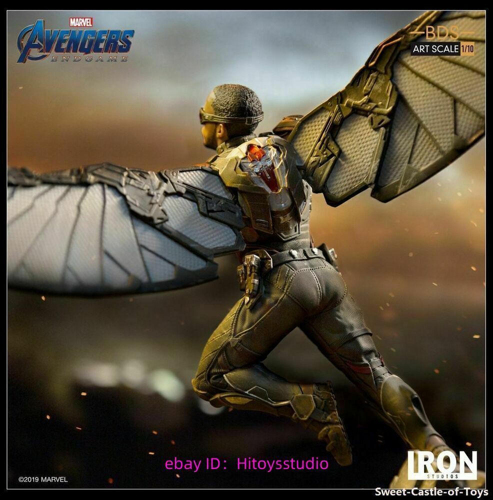 Iron Studios Marvel Avengers 4 Endgame Falcon BDS Art Scale 1/10 Statue