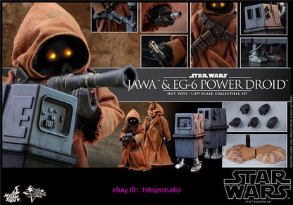 Hot Toys Star Wars Jawa and EG-6 Power Droid 1/6 Scale Action Figure MMS554