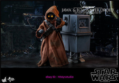 Hot Toys Star Wars Jawa and EG-6 Power Droid 1/6 Scale Action Figure MMS554