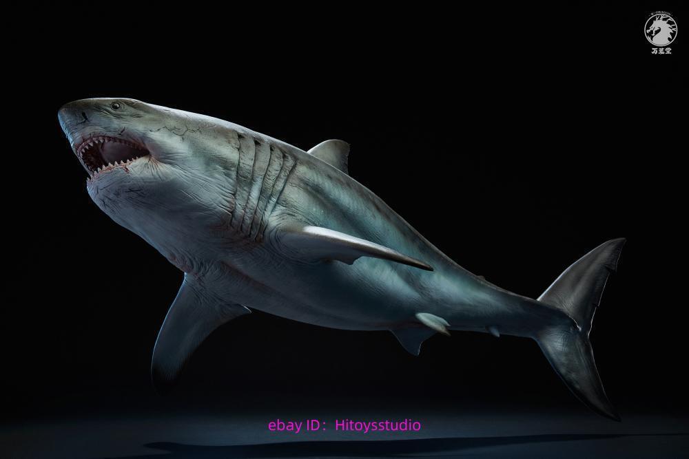 W-Dragon 1/35 Megalodon prehistoric sharks Dinosaurs Model Statue