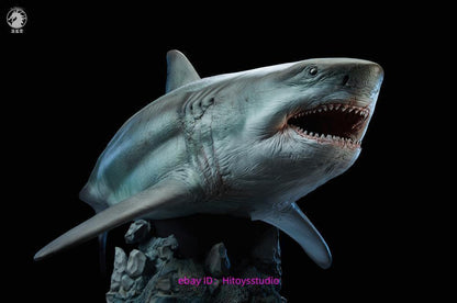 W-Dragon 1/35 Megalodon prehistoric sharks Dinosaurs Model Statue