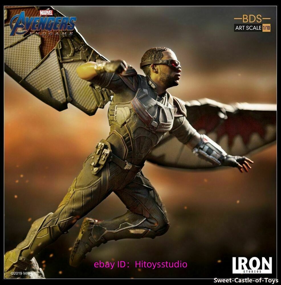 Iron Studios Marvel Avengers 4 Endgame Falcon BDS Art Scale 1/10 Statue