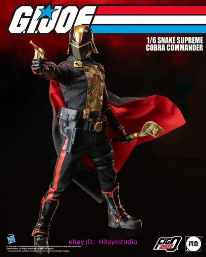 Threezero 3Z0737 Snake Cobra Commander 1/6 Figure Golden Version