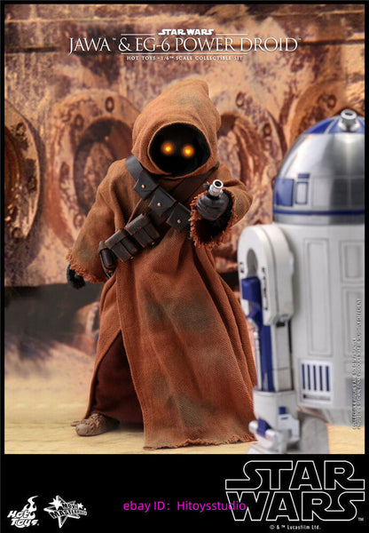 Hot Toys Star Wars Jawa and EG-6 Power Droid 1/6 Scale Action Figure MMS554