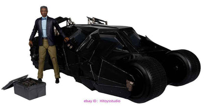 DC Multiverse Batman Vehicle Figure - Lucius Fox & Tumbler Gold Label