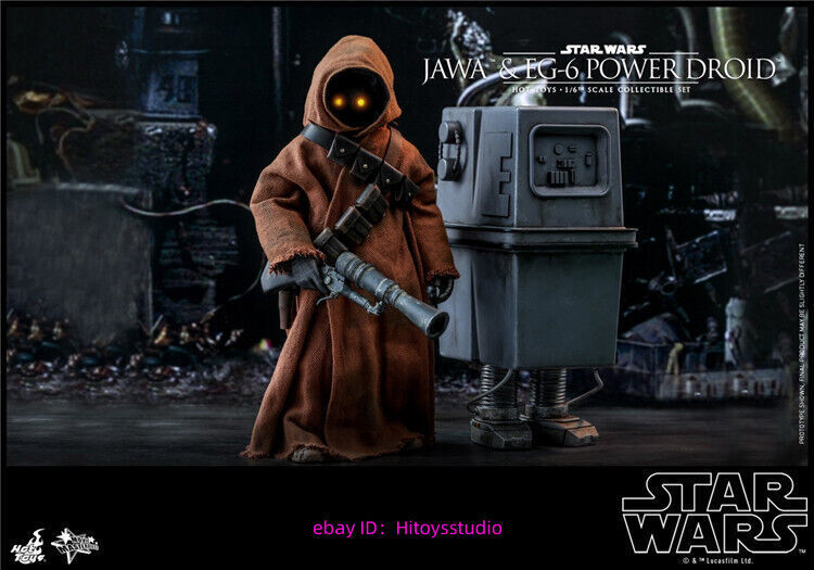 Hot Toys Star Wars Jawa and EG-6 Power Droid 1/6 Scale Action Figure MMS554