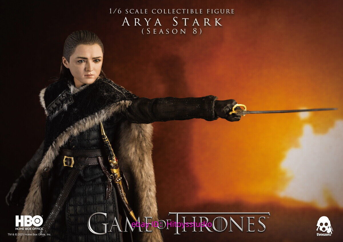 Threezero 3a 1/6 Game Of Thrones Arya Stark Season 8 Action Figure