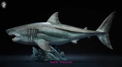 W-Dragon 1/35 Megalodon prehistoric sharks Dinosaurs Model Statue