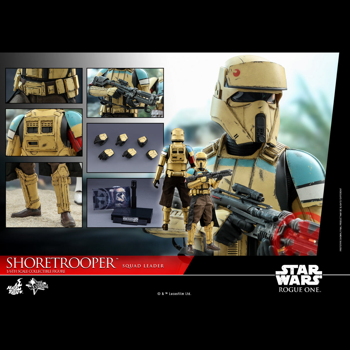 Hot Toys Star Wars Shoretrooper Squad Leader - Rogue One MMS592 1/6