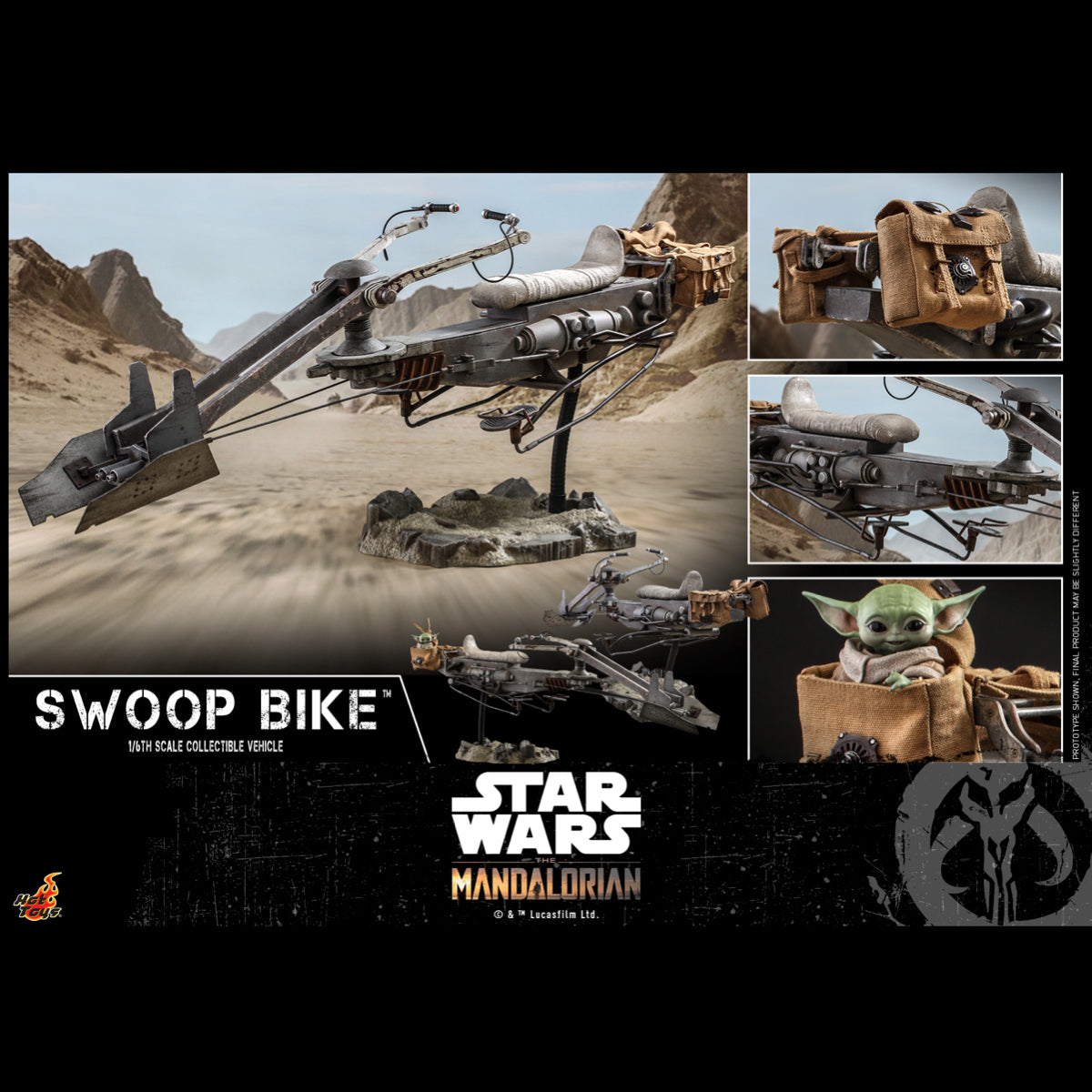 Hot Toys Star Wars the Mandalorian TMS053 SWOOP BIKE 1/6 Scale Vehicle