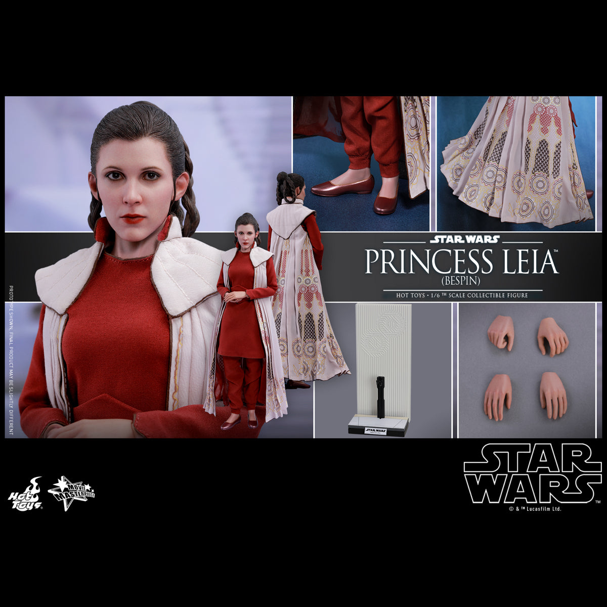 Hot Toys Star Wars The Empire Strikes Back Princess Leia Bespin Ver. MMS508 1/6