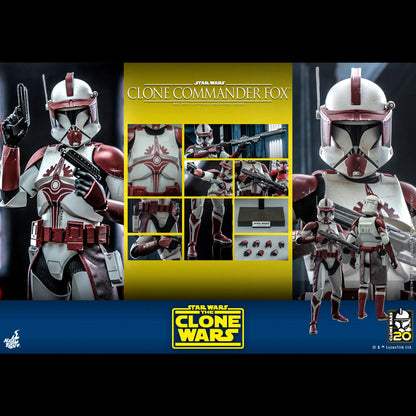 Hot Toys Star Wars The Clone Wars Clone Commander Fox TMS103 1/6 Action Figure