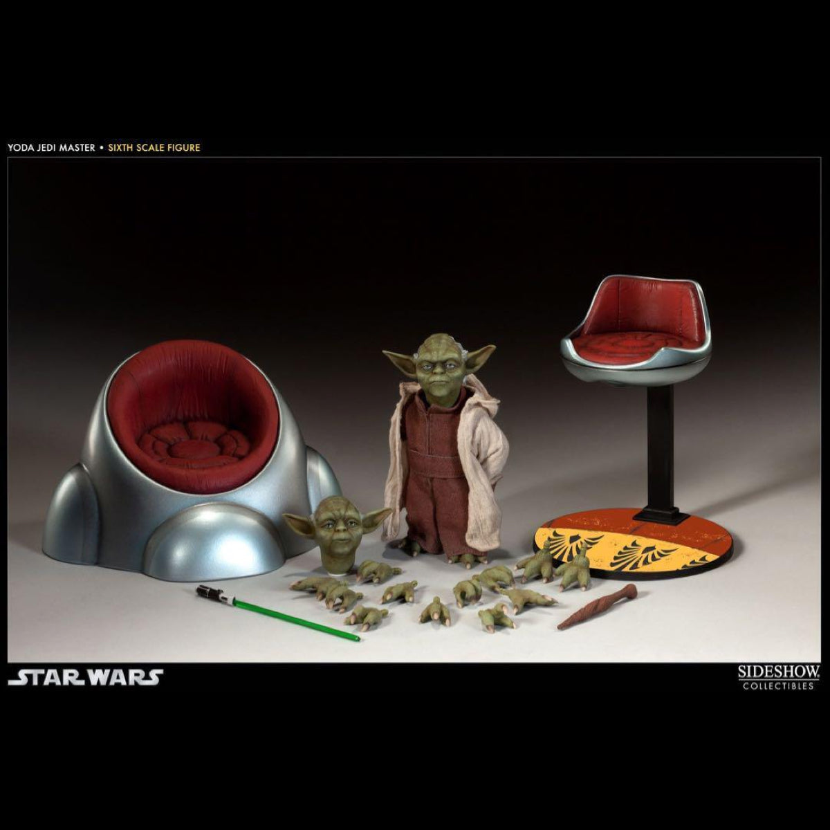 Sideshow Collectibles Star Wars Yoda Jedi Master Exclusive 1/6 Action Figure