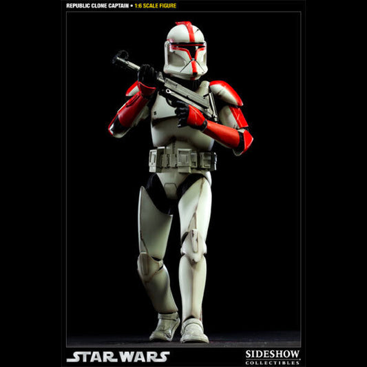 Sideshow Collectible Star Wars Phase I Republic Clone Captain 1:6 Store Exclusive