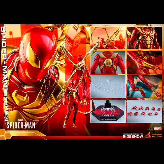 Hot Toys VGM38 Marvel's Spider-Man (Iron Spider Armor Suit Version) 1/6 Scale Action Figure MMS383