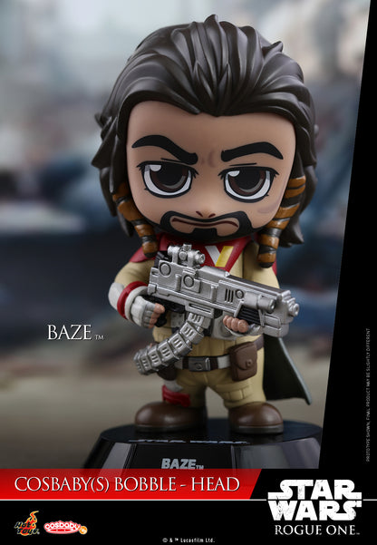 Hot toys Cosbaby Star Wars: Rogue One - Chirrut and Baze Bobble-Head Figure Set