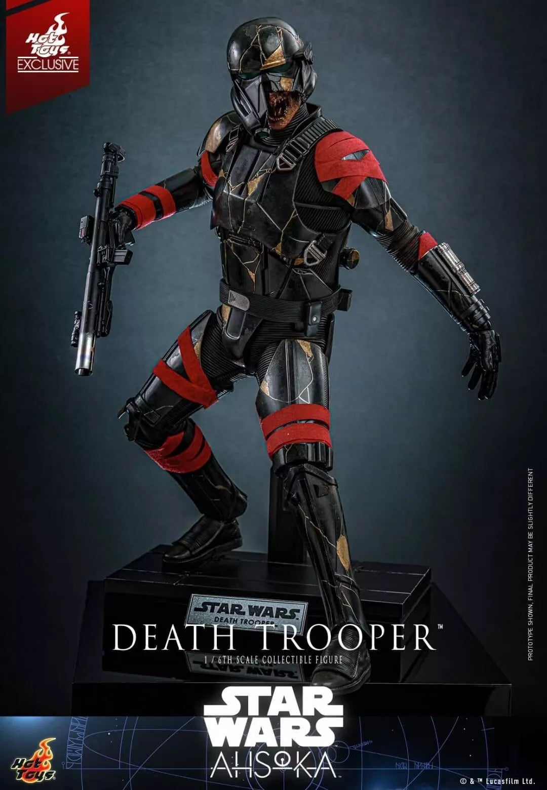 Hot Toys Star Wars Ahsoka Death Trooper 1/6 Limited TMS134