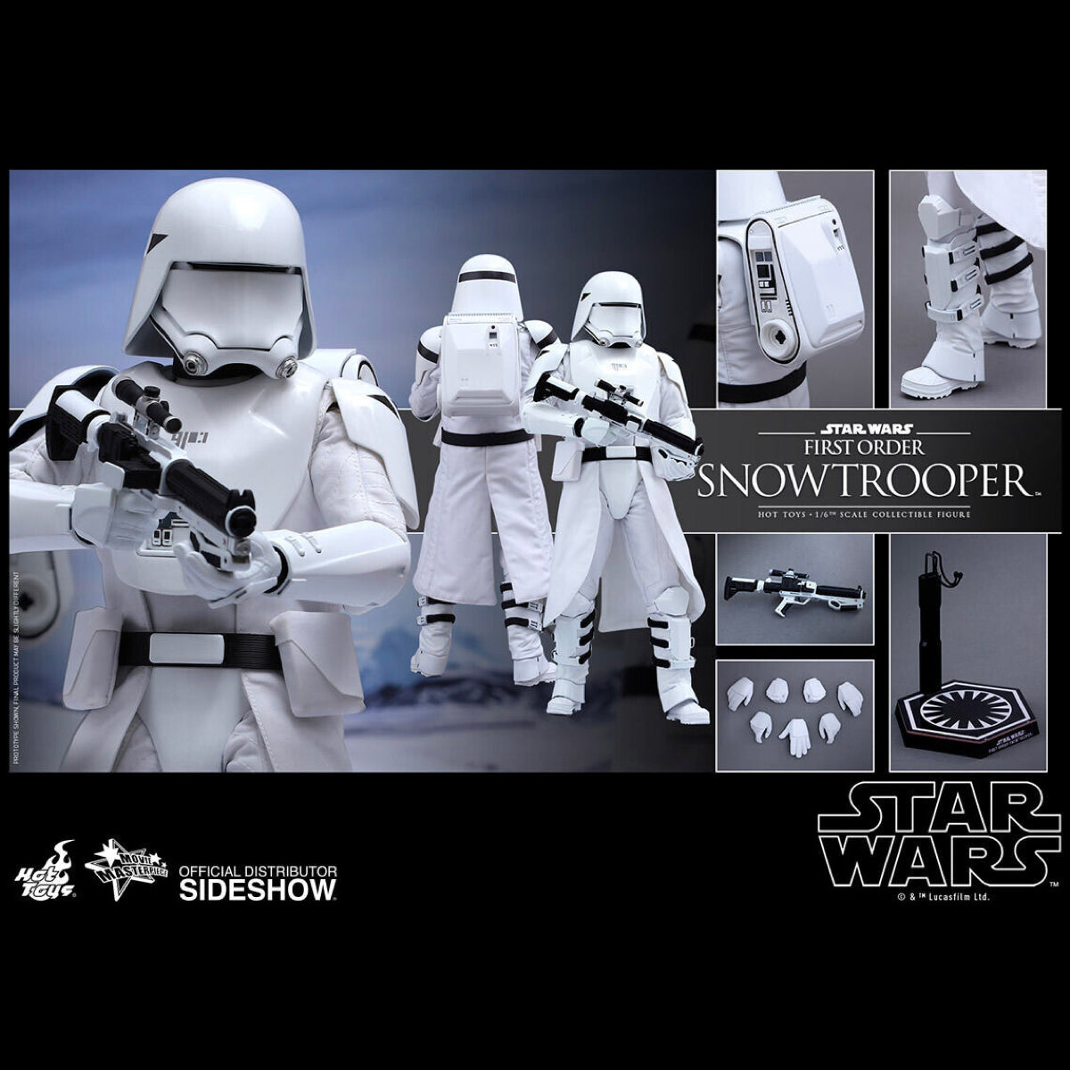 Hot Toys Star Wars Episode VII Force Awakens First Order Snowtrooper MMS321