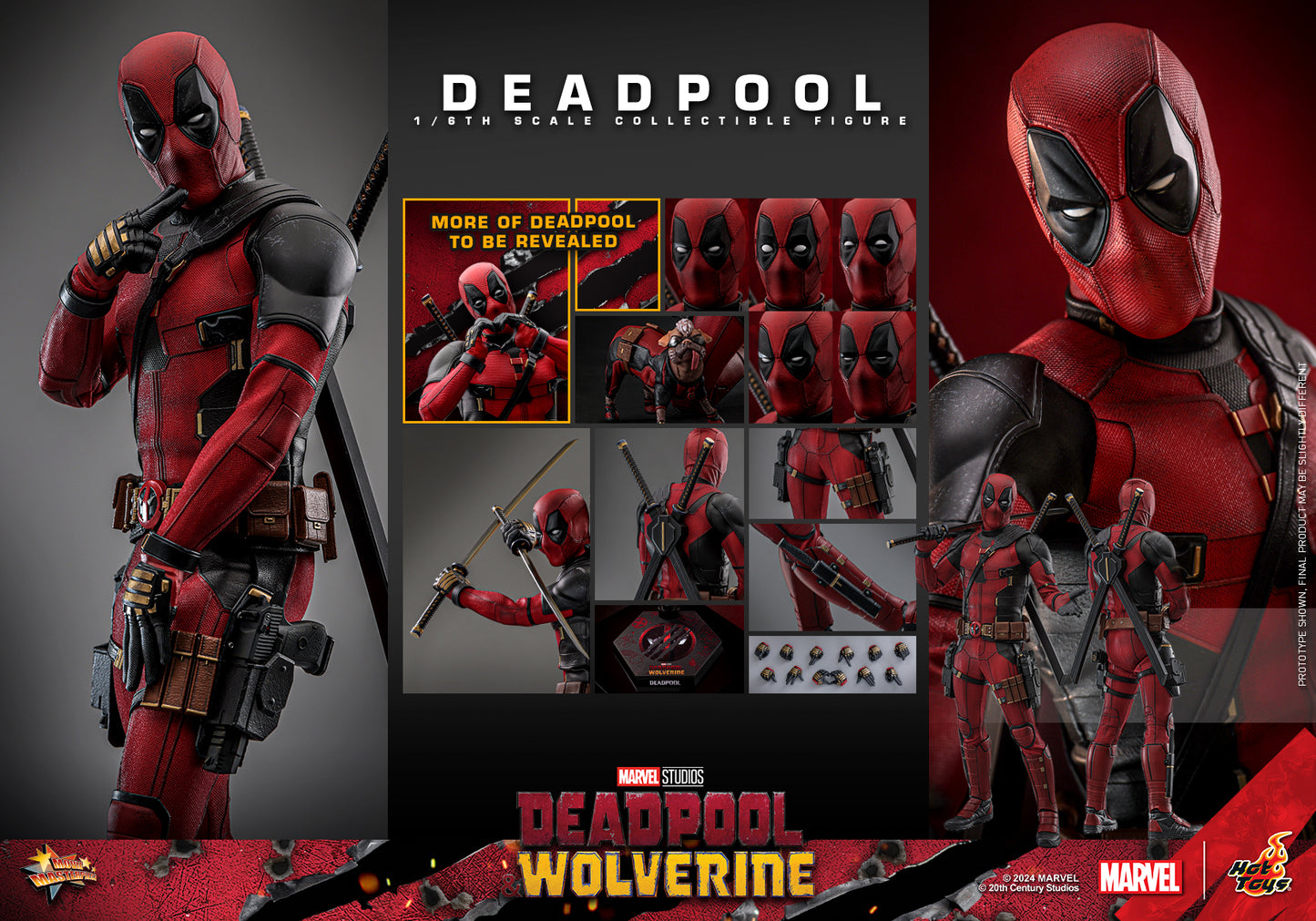 Hot Toys Marvel Deadpool & Wolverine 1/6 Action Figure MMS746