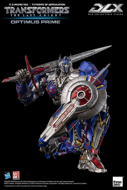 ThreeZero Transforms DLX The Last Knight Optimus Prime Scale Figure (2022)  11.2" Action Figure