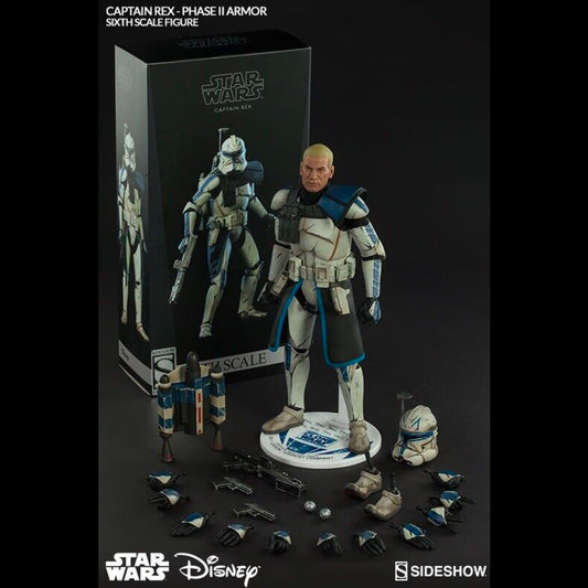 Sideshow Collectibles Star Wars 501st Legion Captain Rex 12 in Action Figure