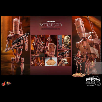 Hot Toys Star Wars Battle Droid ATTACK OF THE CLONES 1/6 Action Figure - MMS649