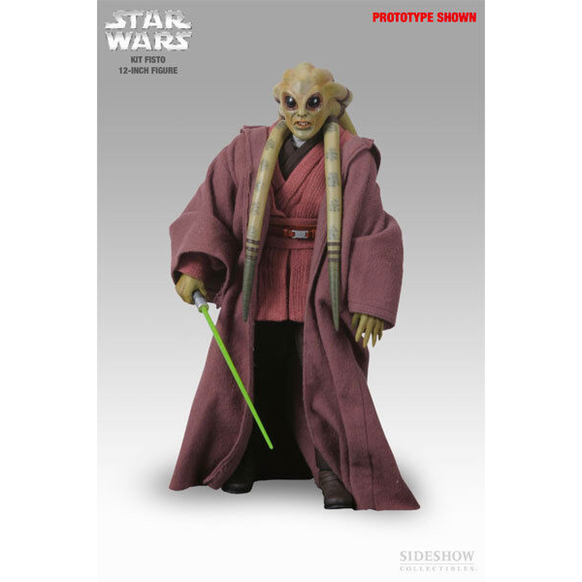 Sideshow Collectibles Star Wars Kit Fisto Jedi Master 12" 1/6 Scale NEW