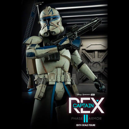 Sideshow Collectibles Star Wars 501st Legion Captain Rex 12 in Action Figure