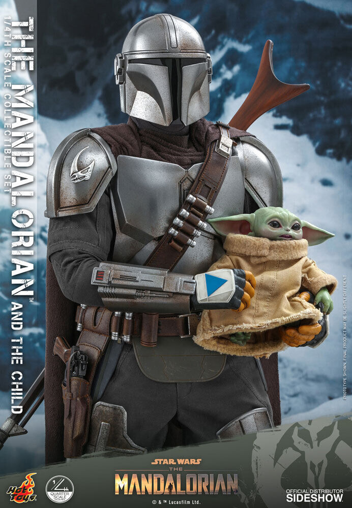 Hot Toys Star Wars Mandalorian & the Child 1/4 Scale Action Figure