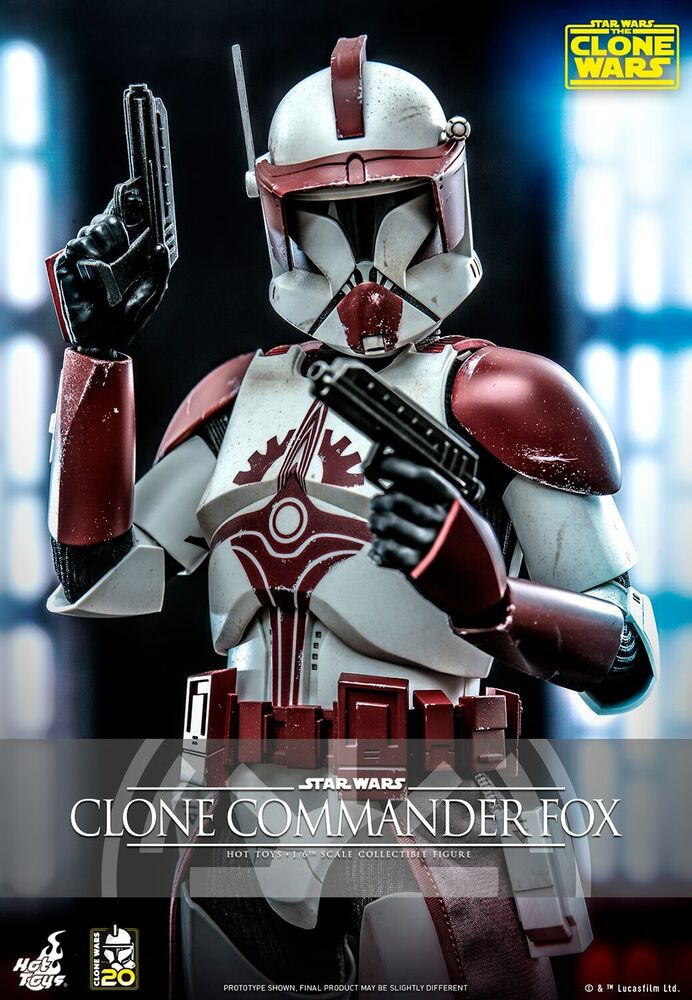 Hot Toys Star Wars The Clone Wars Clone Commander Fox TMS103 1/6 Action Figure