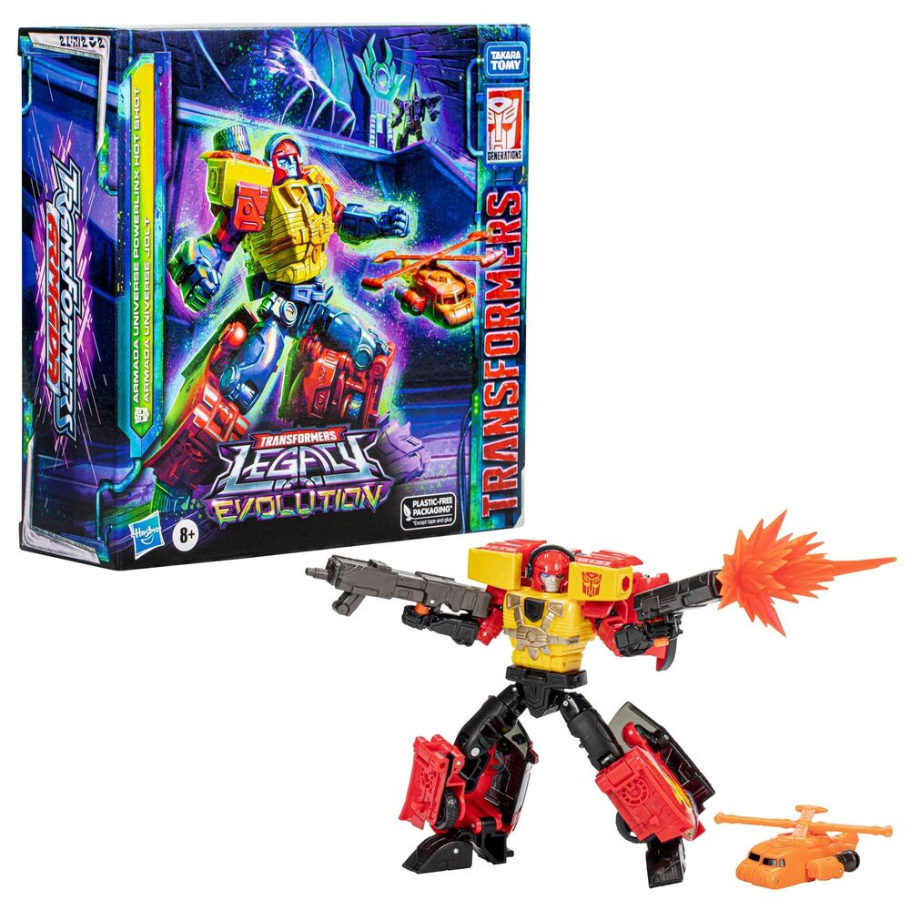 Hasbro Transformers Legacy Evolution Armada Universe Powerlinx Hot Shot & Jolt