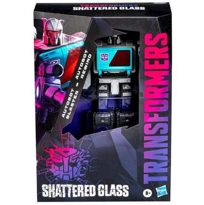 Hasbro Transformers Shattered Glass Voyager Blaster Rewind Pulse 220801