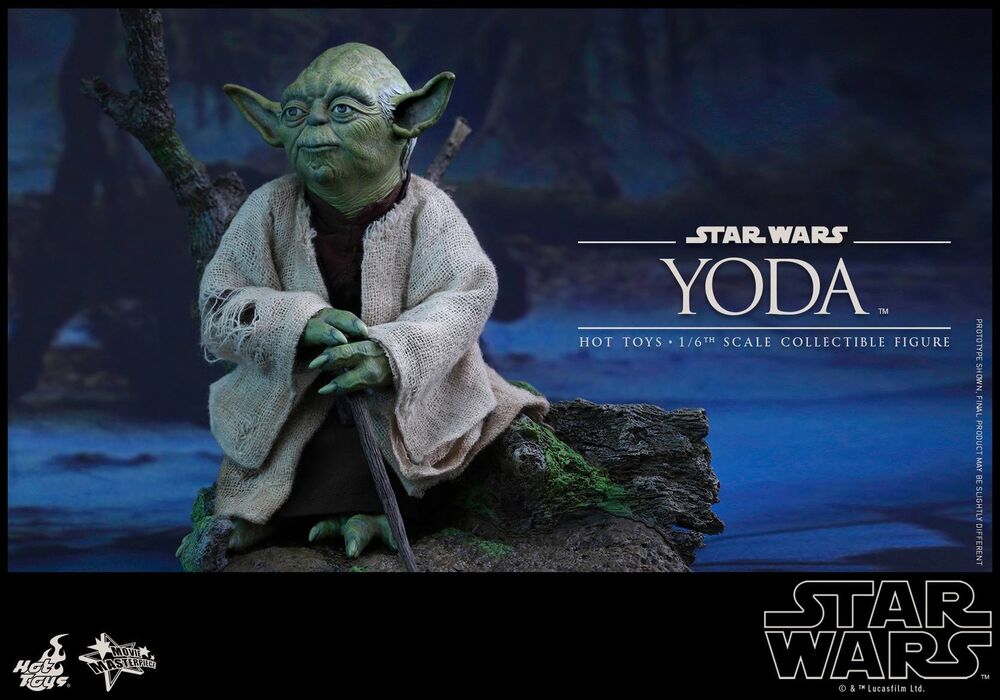 Hot Toys Star Wars YODA Episode V The Empire Strikes Back 1/6 Scale Action Figure MMS369