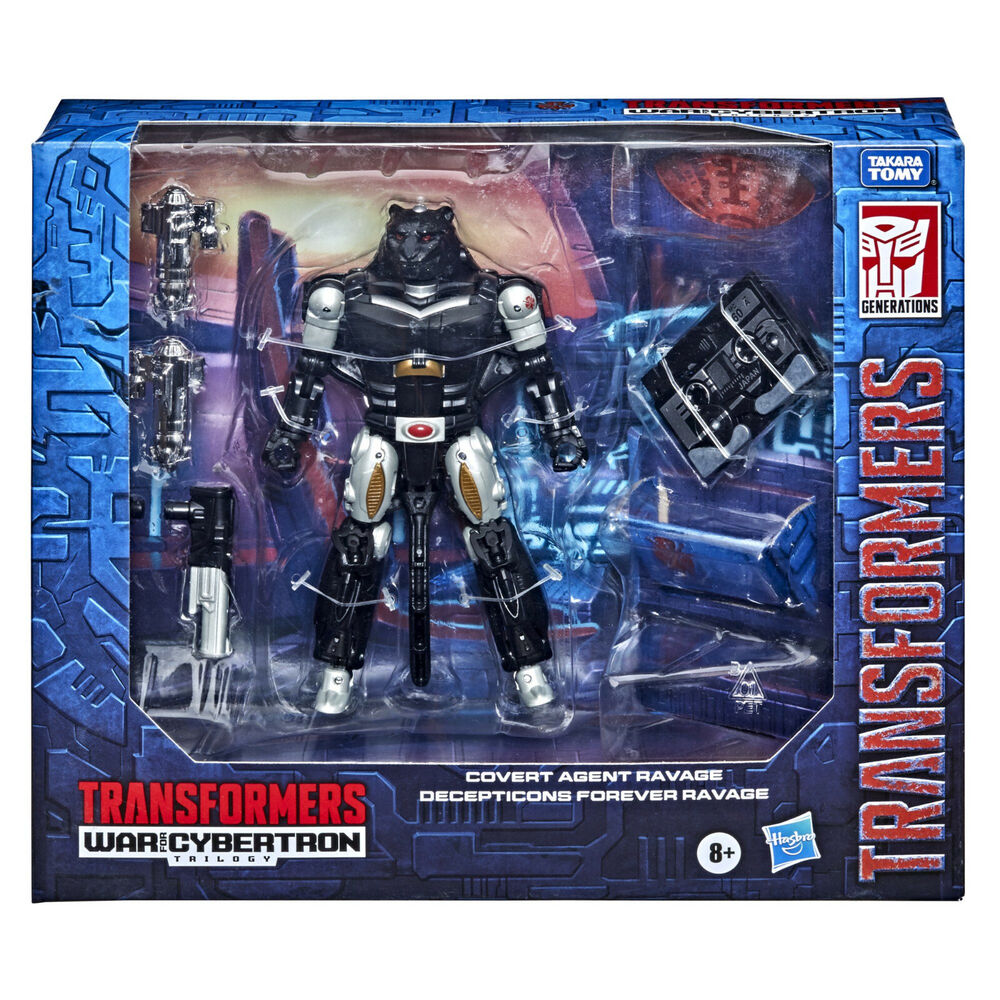 Hasbro Transformers Generations War for Cybertron Covert Agent Ravage and Micromaster