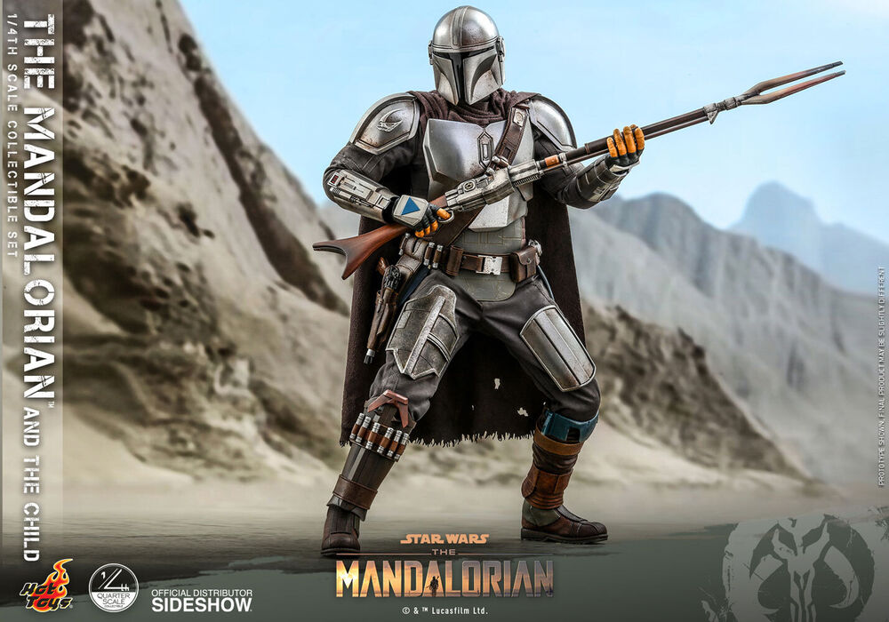 Hot Toys Star Wars Mandalorian & the Child 1/4 Scale Action Figure