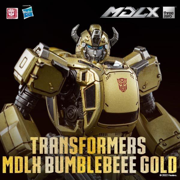 ThreeZero Transformers MDLX  Bumblebee (Gold Edition) Limited to 2000 pieces worldwide