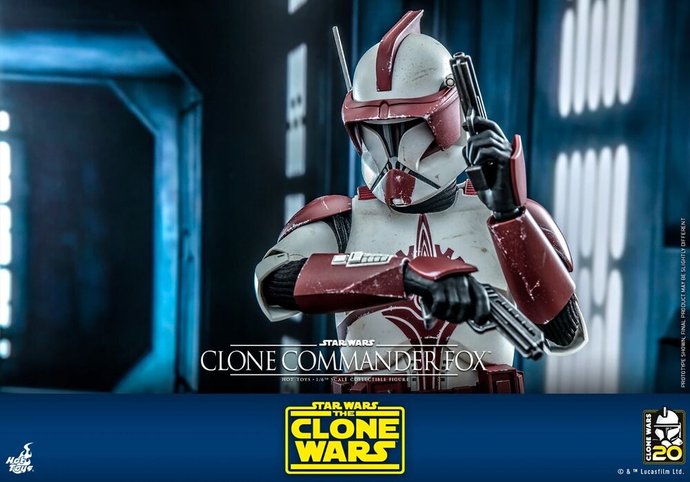 Hot Toys Star Wars The Clone Wars Clone Commander Fox TMS103 1/6 Action Figure