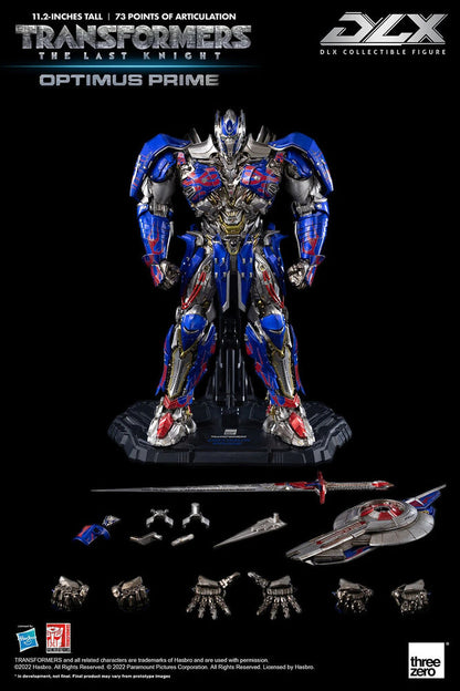 ThreeZero Transforms DLX The Last Knight Optimus Prime Scale Figure (2022)  11.2" Action Figure