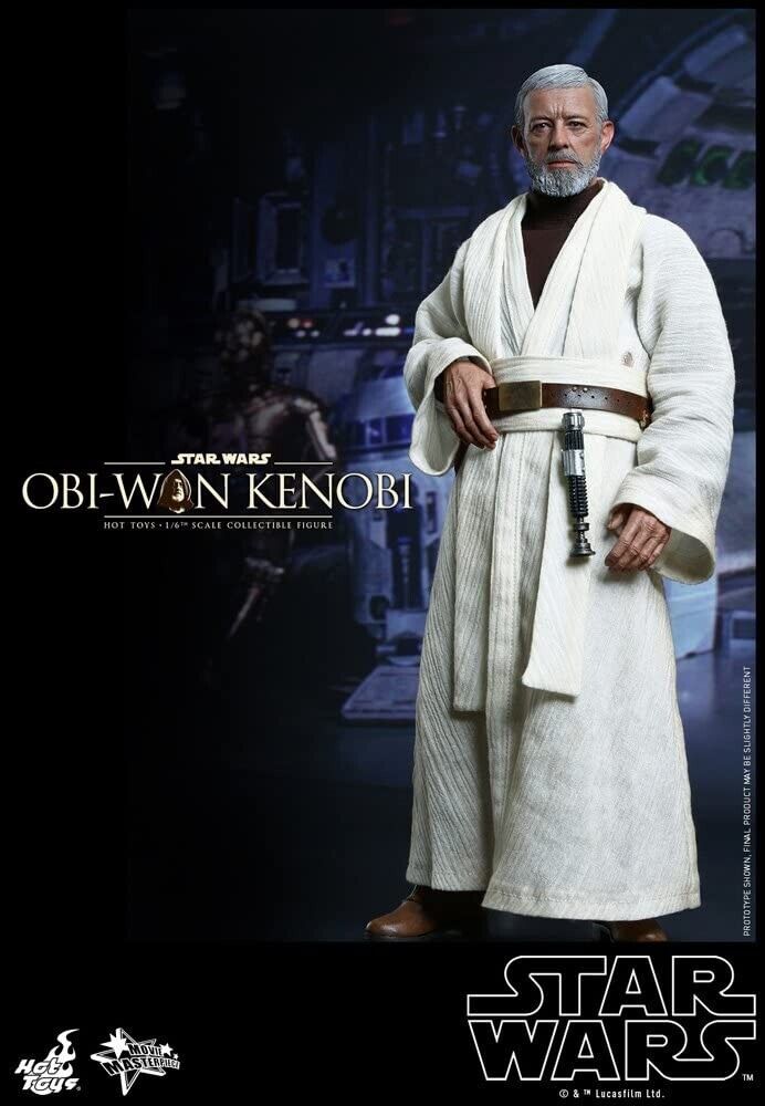 Hot Toys Star Wars Movie Masterpiece Episode 4 A New Hope Obi-Wan Kenobi 1/6 Scale Action Figure MMS283