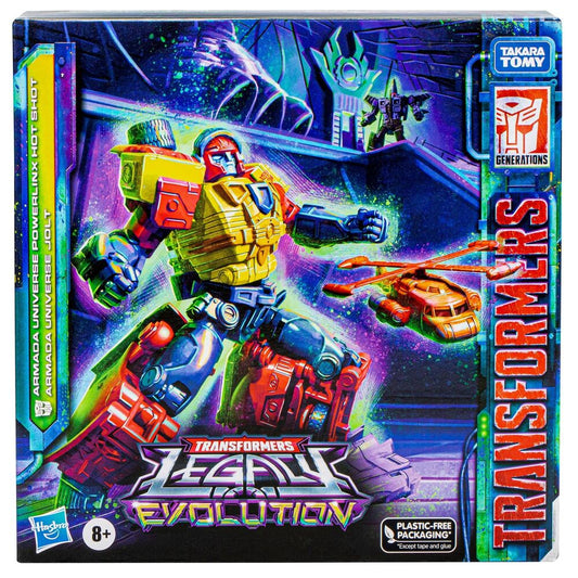 Hasbro Transformers Legacy Evolution Armada Universe Powerlinx Hot Shot & Jolt